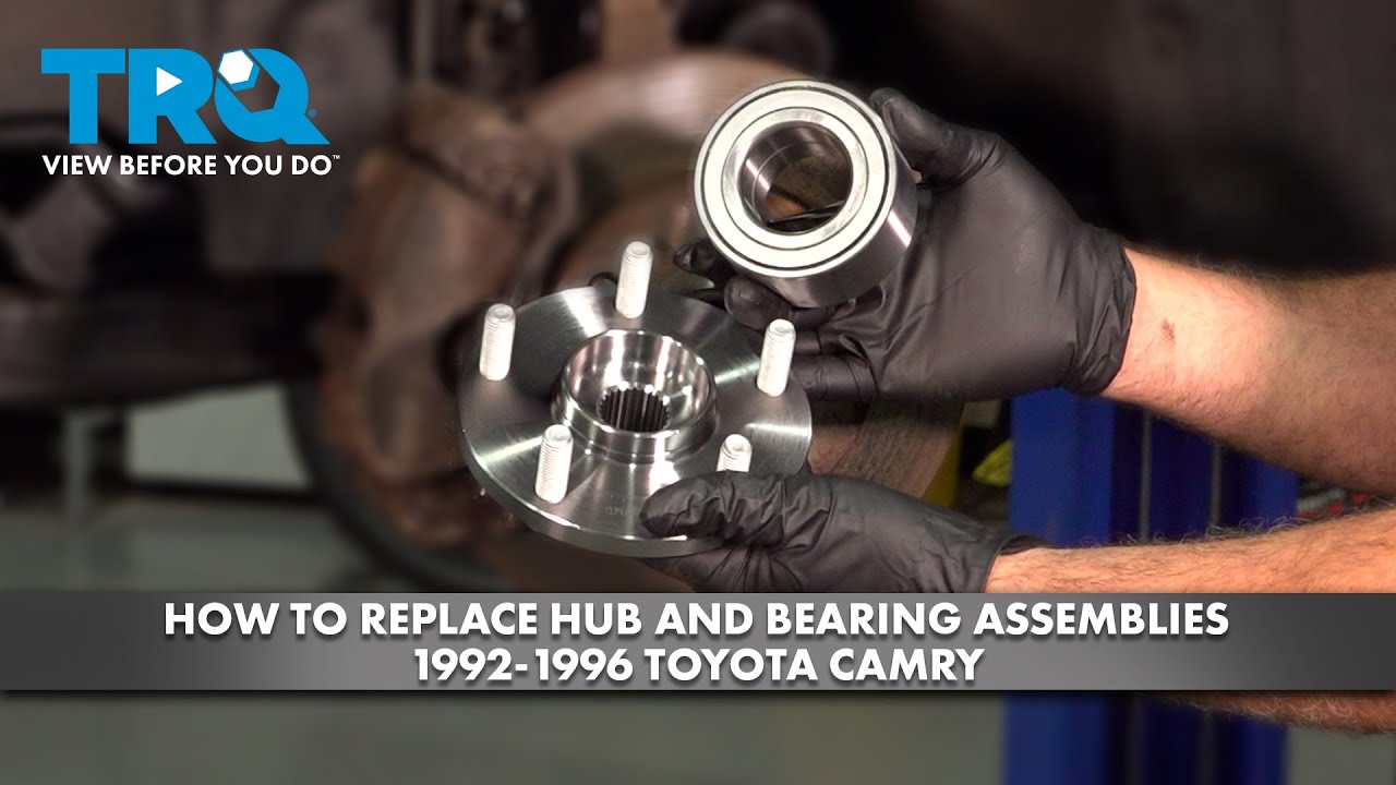 How to Replace Hub and Bearing Assemblies 19921996 Toyota Camry 1A Auto