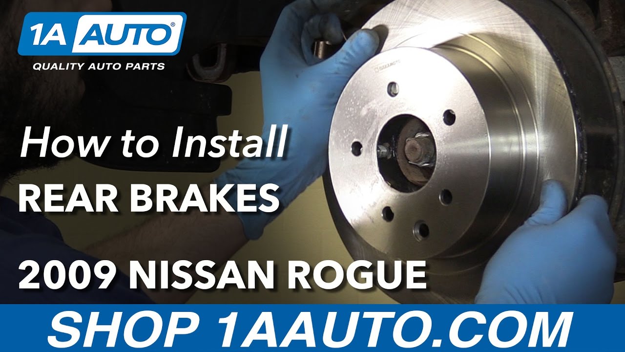 How to Replace Rear Brakes 200817 Nissan Rogue 1A Auto