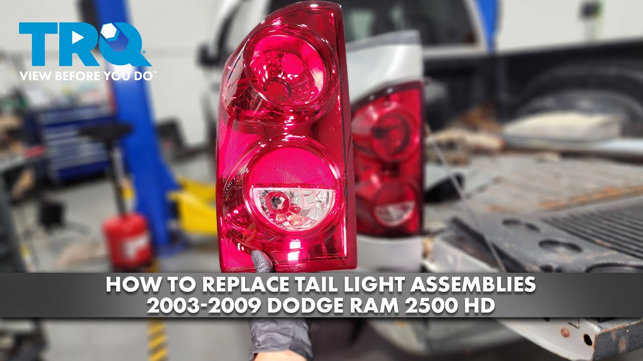 How to Replace Tail Light Assemblies 2003-2009 Dodge Ram 2500 HD | 1A Auto