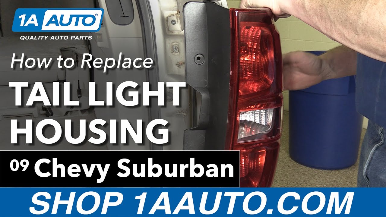 How to Replace Tail Light Housing 2007-14 Chevy Suburban | 1A Auto