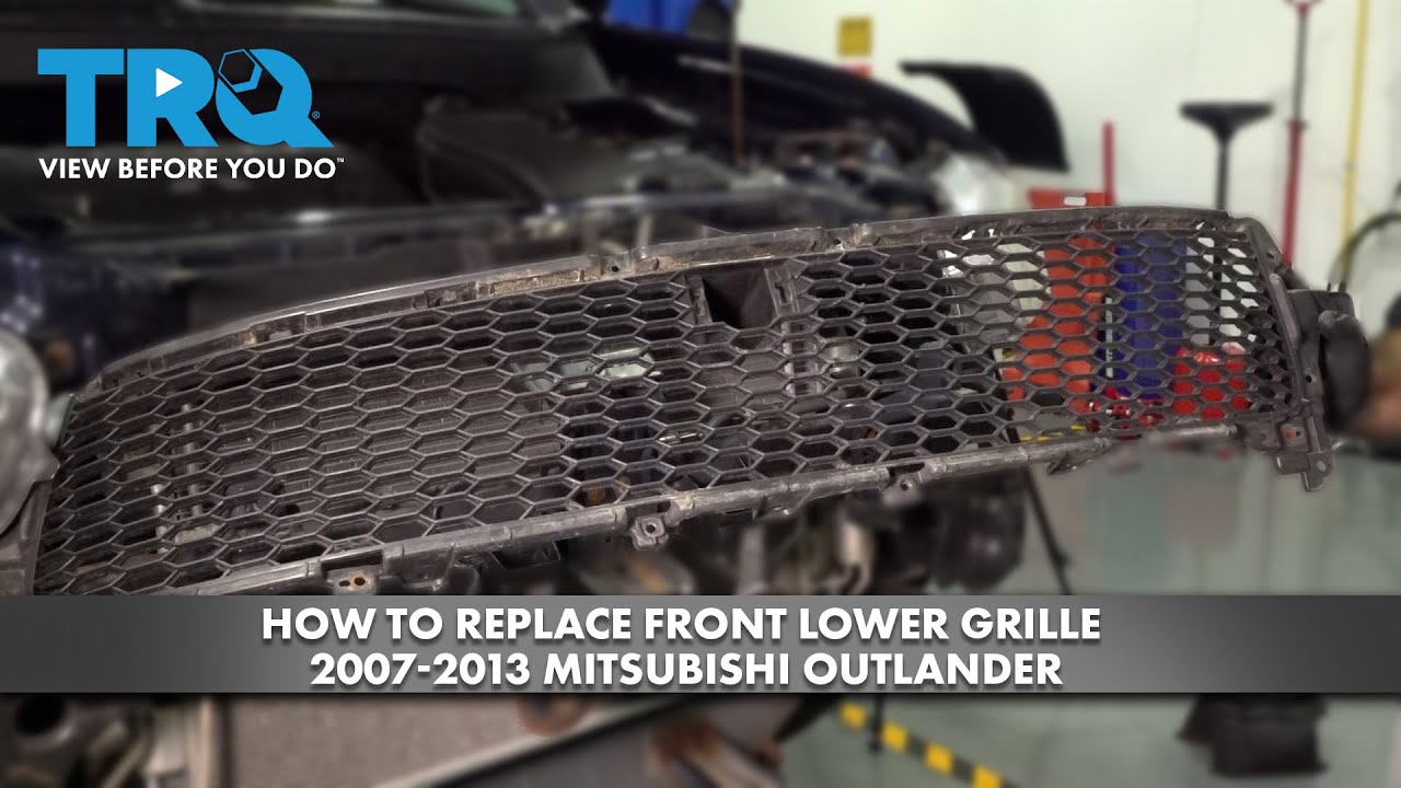 Front Lower Black Grille – Fits 2007-2009 Outlander (MI1036100 / 6402A037)