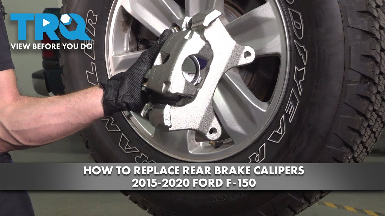 How to Replace Rear Brake Calipers 2015 2020 Ford F 150 1A Auto