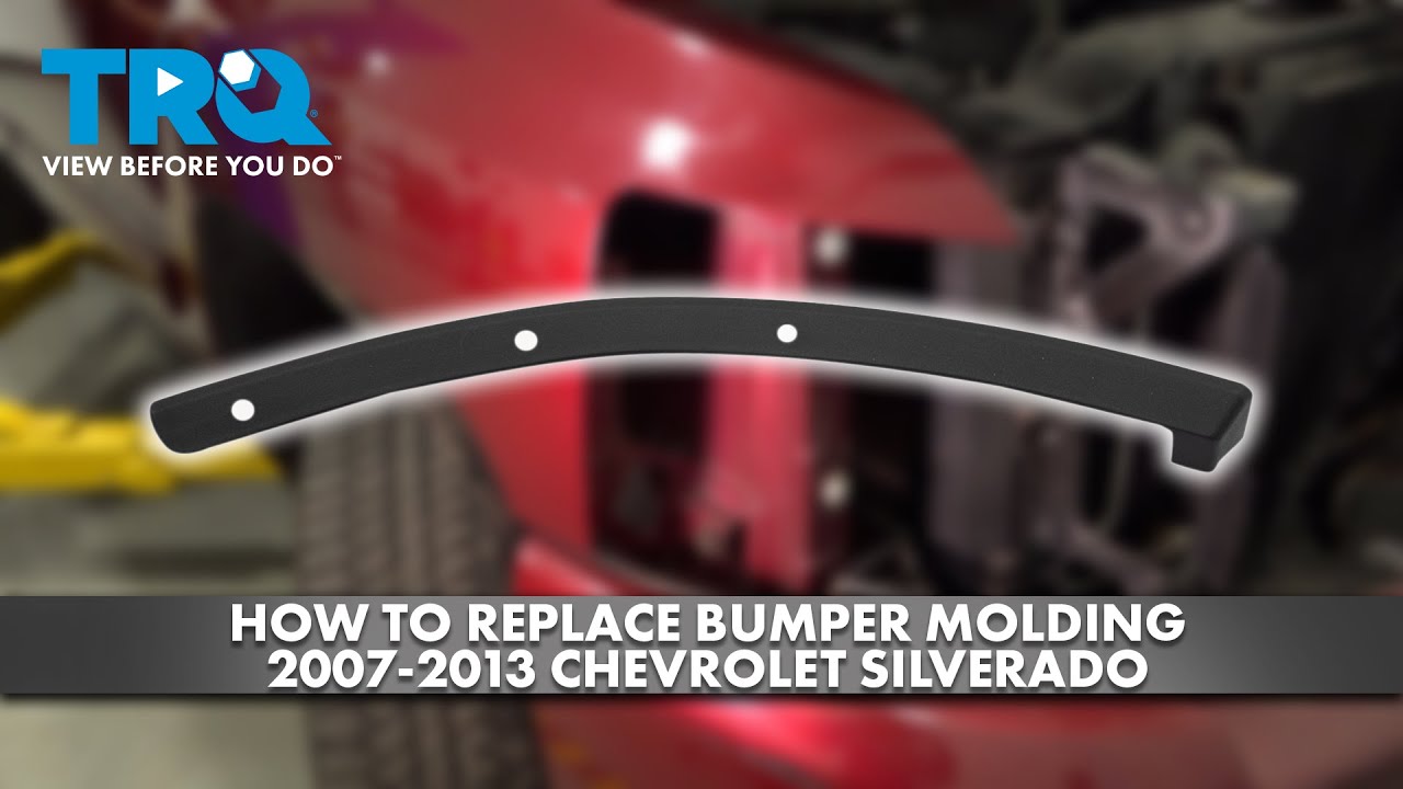 How to Replace Bumper Molding 20072013 Chevrolet Silverado 1A Auto