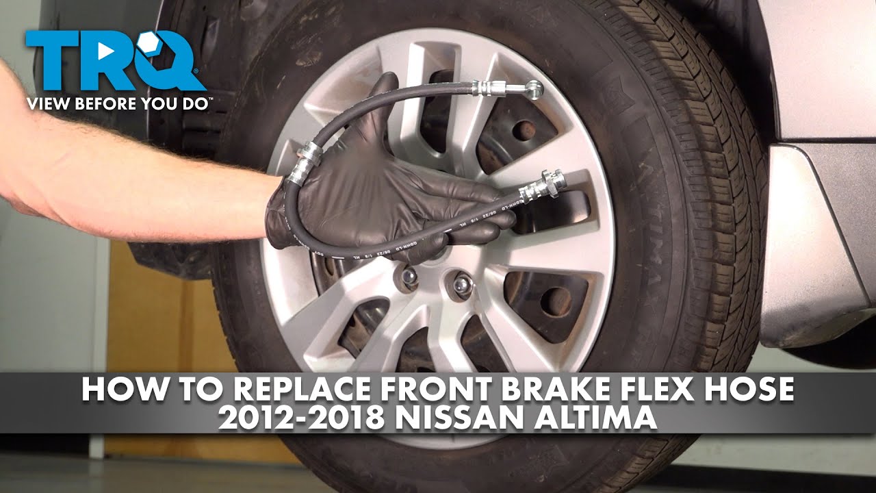How to Replace Front Brake Flex Hoses 20122018 Nissan Altima 1A Auto