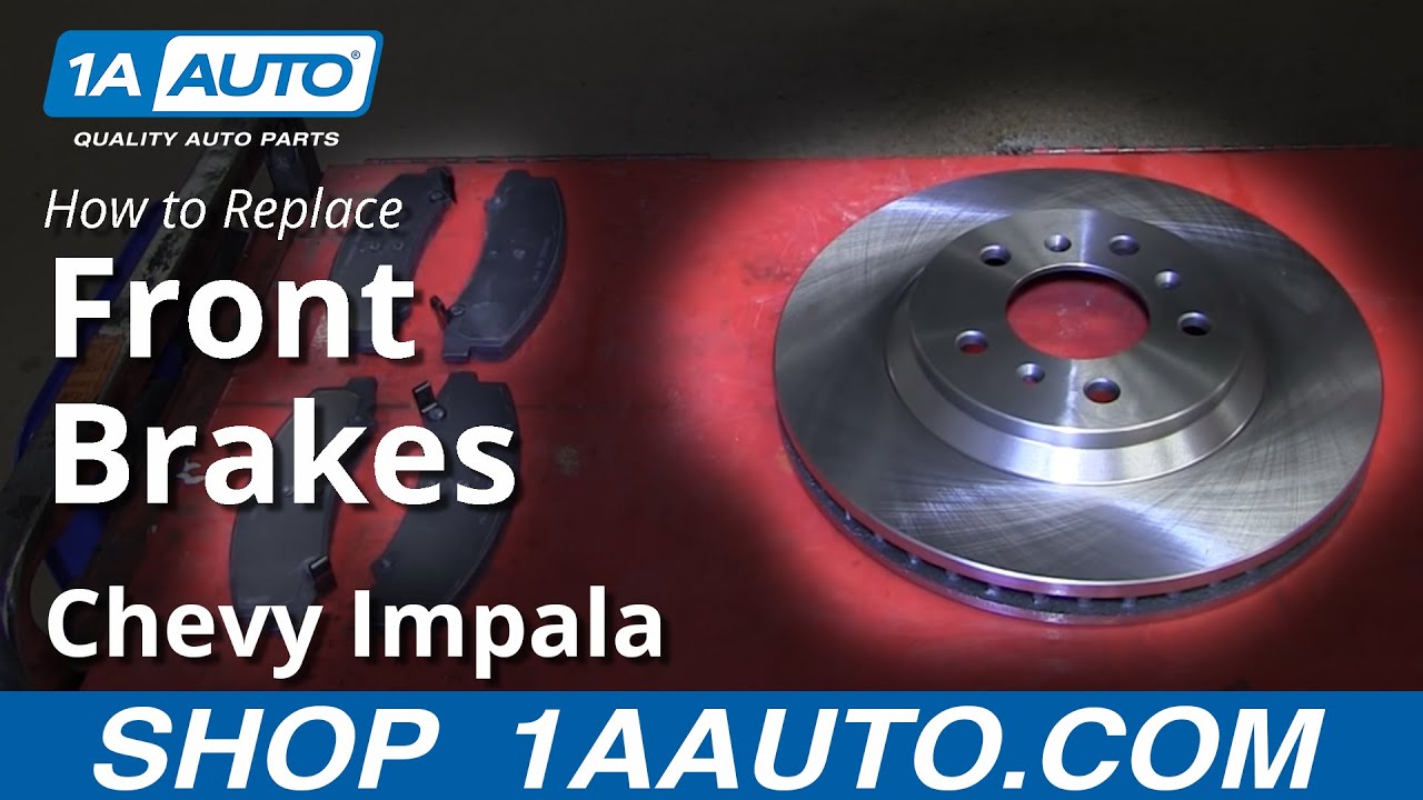 How To Replace Front Brakes 0612 Chevy Impala 1A Auto