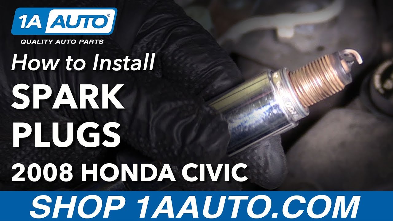 How to Replace Spark Plugs 0511 Honda Civic 1A Auto