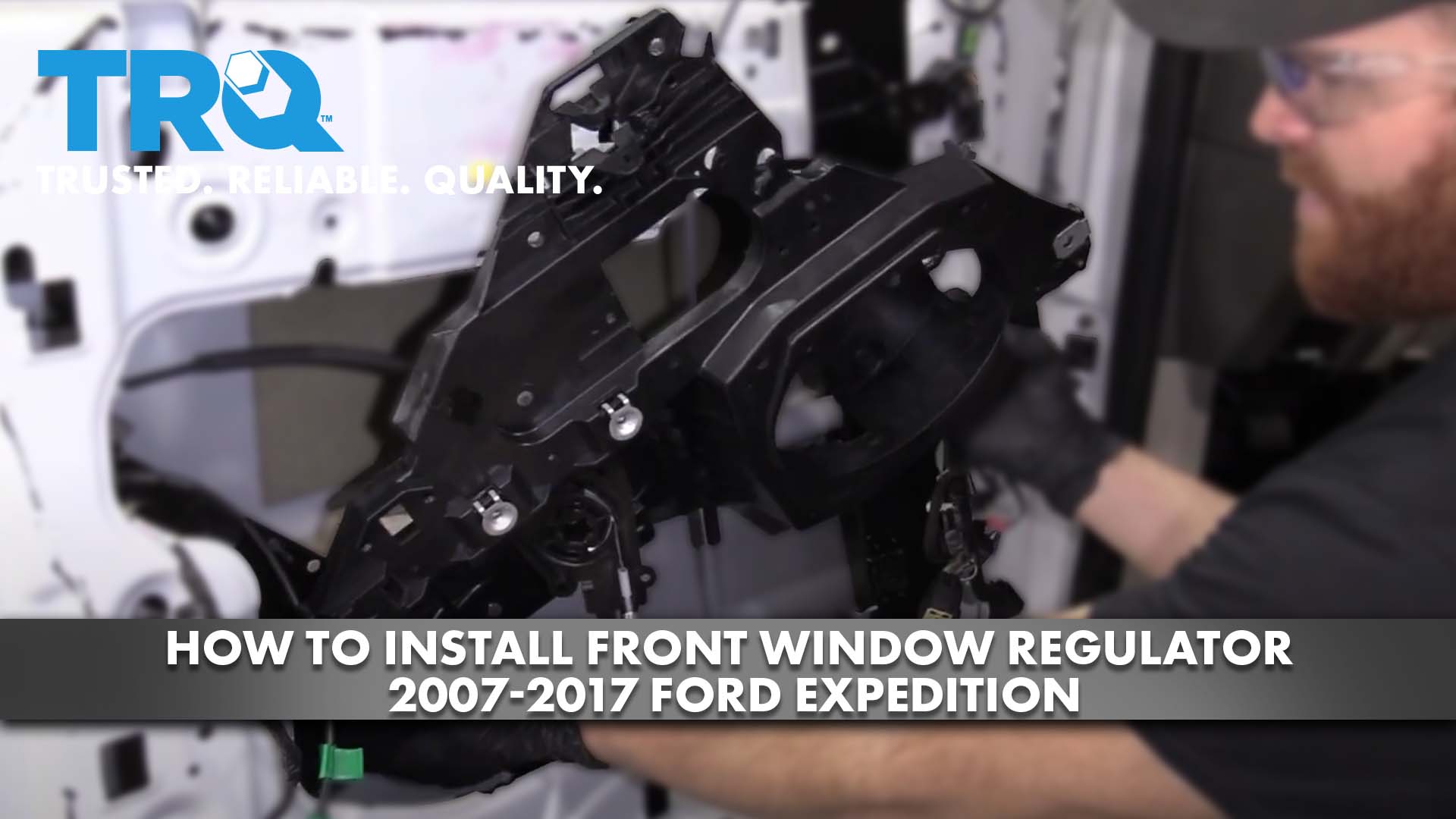 How to install Front Window Regulator 200717 Ford Expedition 1A Auto