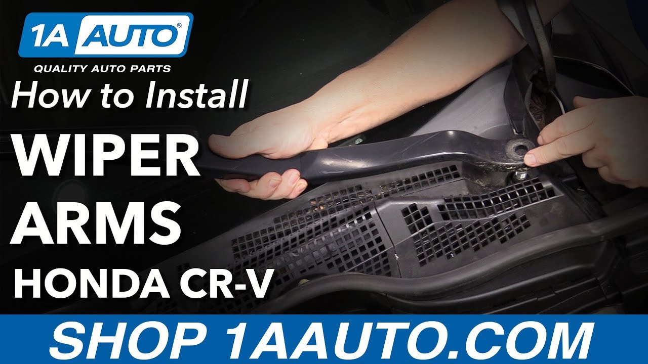 How to Replace Windshield Wiper Arms 200711 Honda CRV 1A Auto