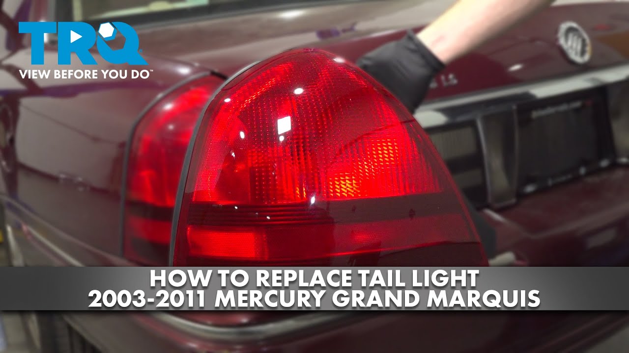 How To Replace Tail Light 20032011 Mercury Grand Marquis 1A Auto