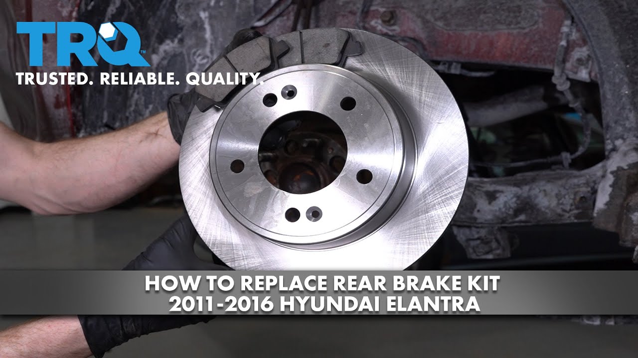 How to Replace Rear Brakes 20112016 Hyundai Elantra 1A Auto