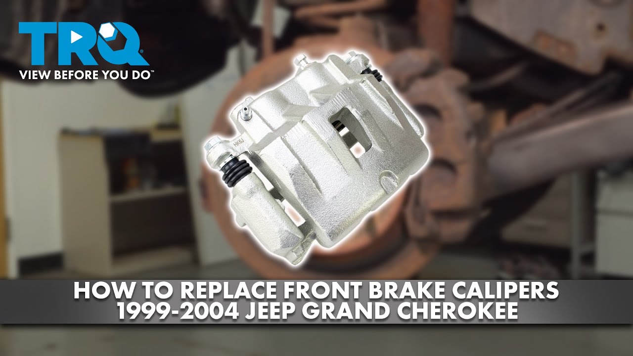 thumbnail image 2 of Detroit Axle Pair Front Disc Brake Calipers W/ Brackets For 1999-2004 Jeep Grand Cherokee 2 of 6