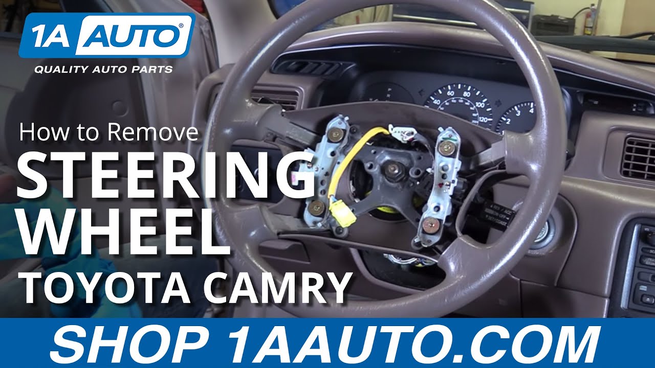 How to Replace Steering Wheel 9701 Toyota Camry 1A Auto