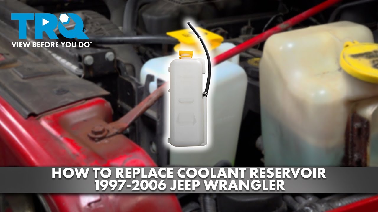 How to Replace Coolant Reservoir 19972006 Jeep Wrangler 1A Auto