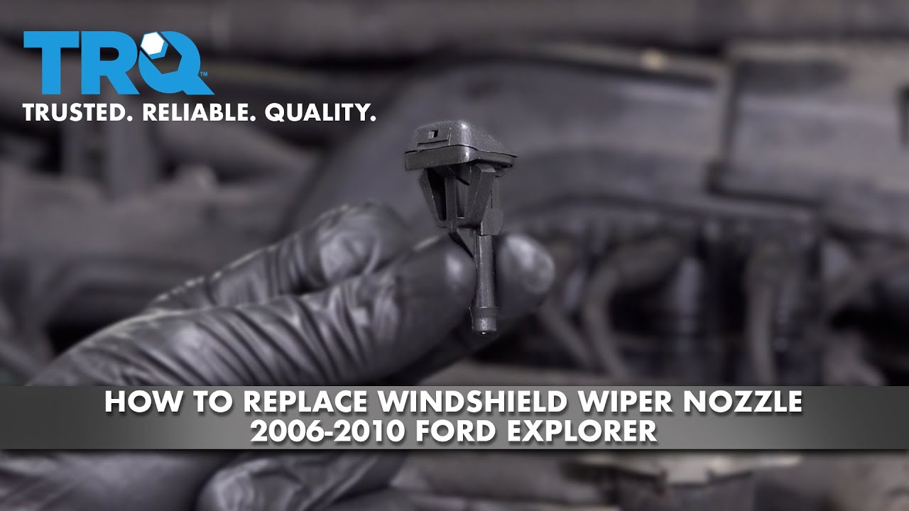 How To Replace Windshield Wiper Nozzle 200610 Ford Explorer 1A Auto