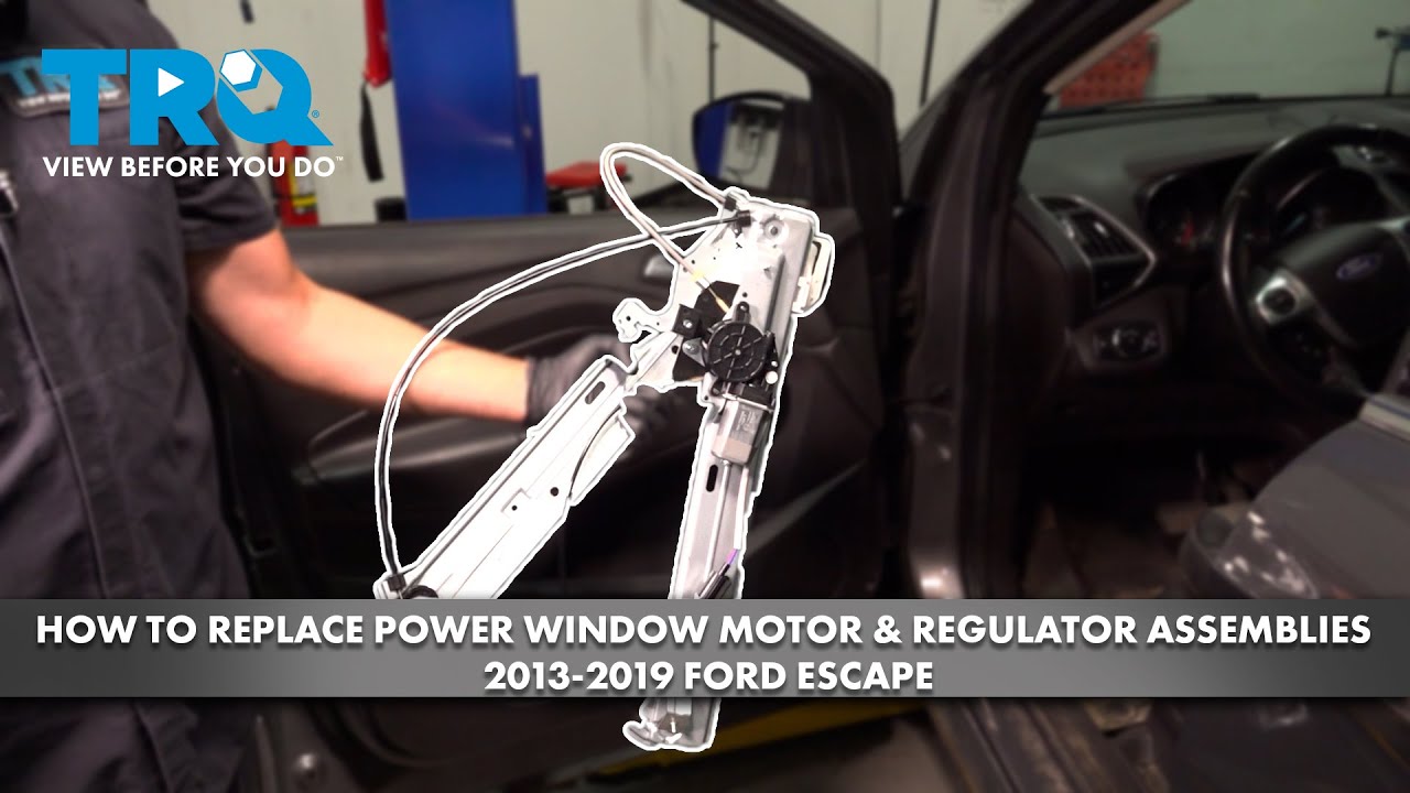 How to Replace Front Power Window Motor Regulator Assemblies 2013-2019 ...