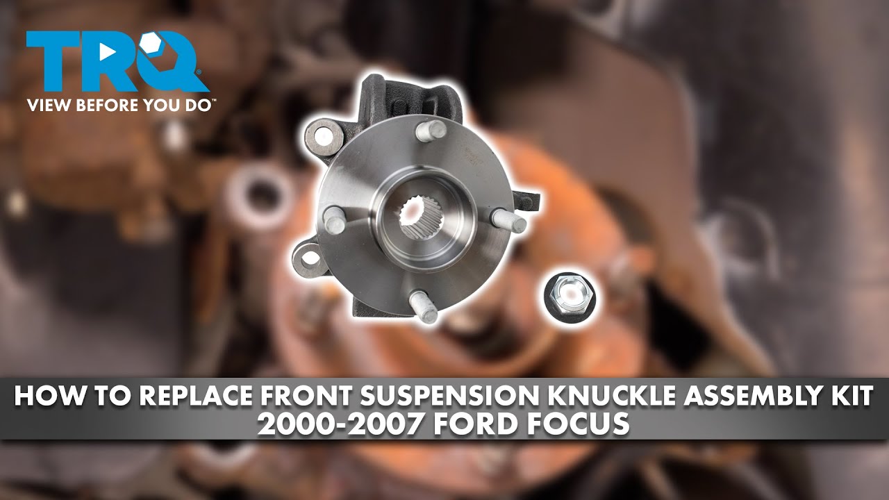 How to Replace Front Suspension Knuckle Assembly Kit 20002007 Ford