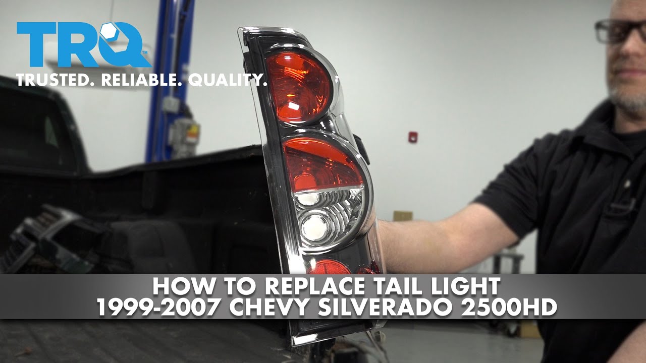 How To Replace Tail Light 19992007 Chevy Silverado 2500HD 1A Auto