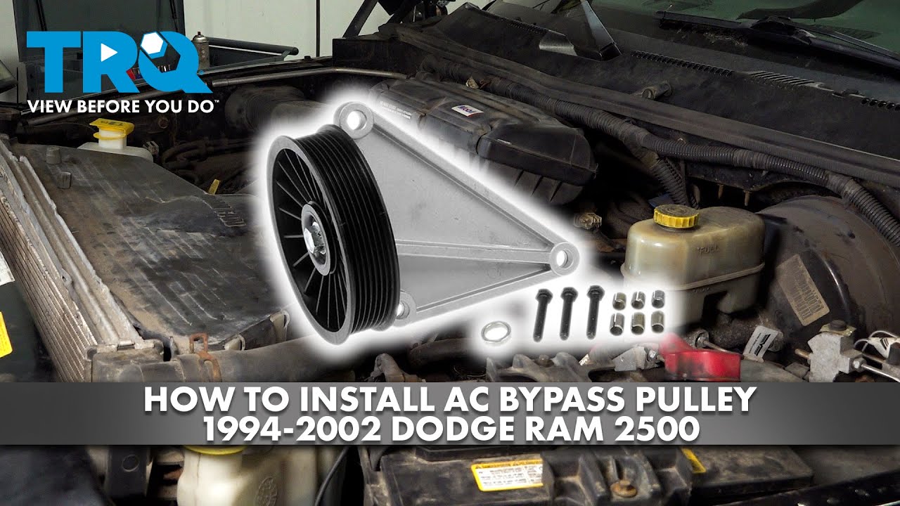 Direct Fit AC Compressor Replacement Pulley A/C Compressor Bypass ...