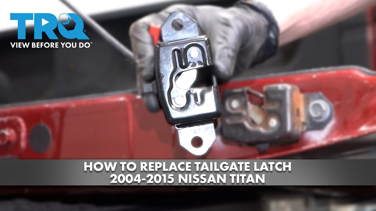How to Replace Tailgate Latch 20042015 Nissan Titan 1A Auto
