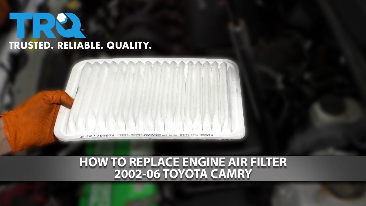 How to Replace Engine Air Filter 200106 Toyota Camry 1A Auto