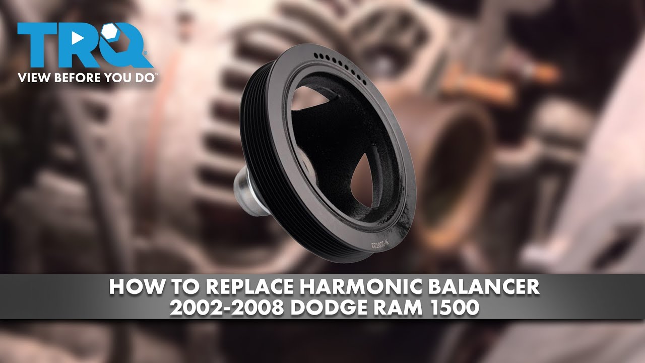 How to Replace Harmonic Balancer 20022008 Dodge Ram 1500 1A Auto