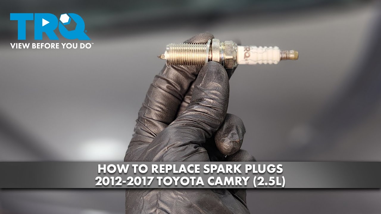 How to Replace Spark Plugs 20122017 Toyota Camry 25L 1A Auto