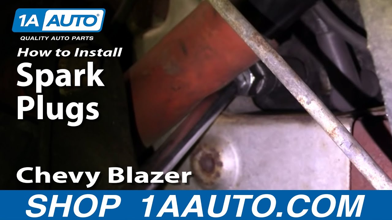 How to Replace Spark Plugs 1996-2005 Chevy Blazer S10