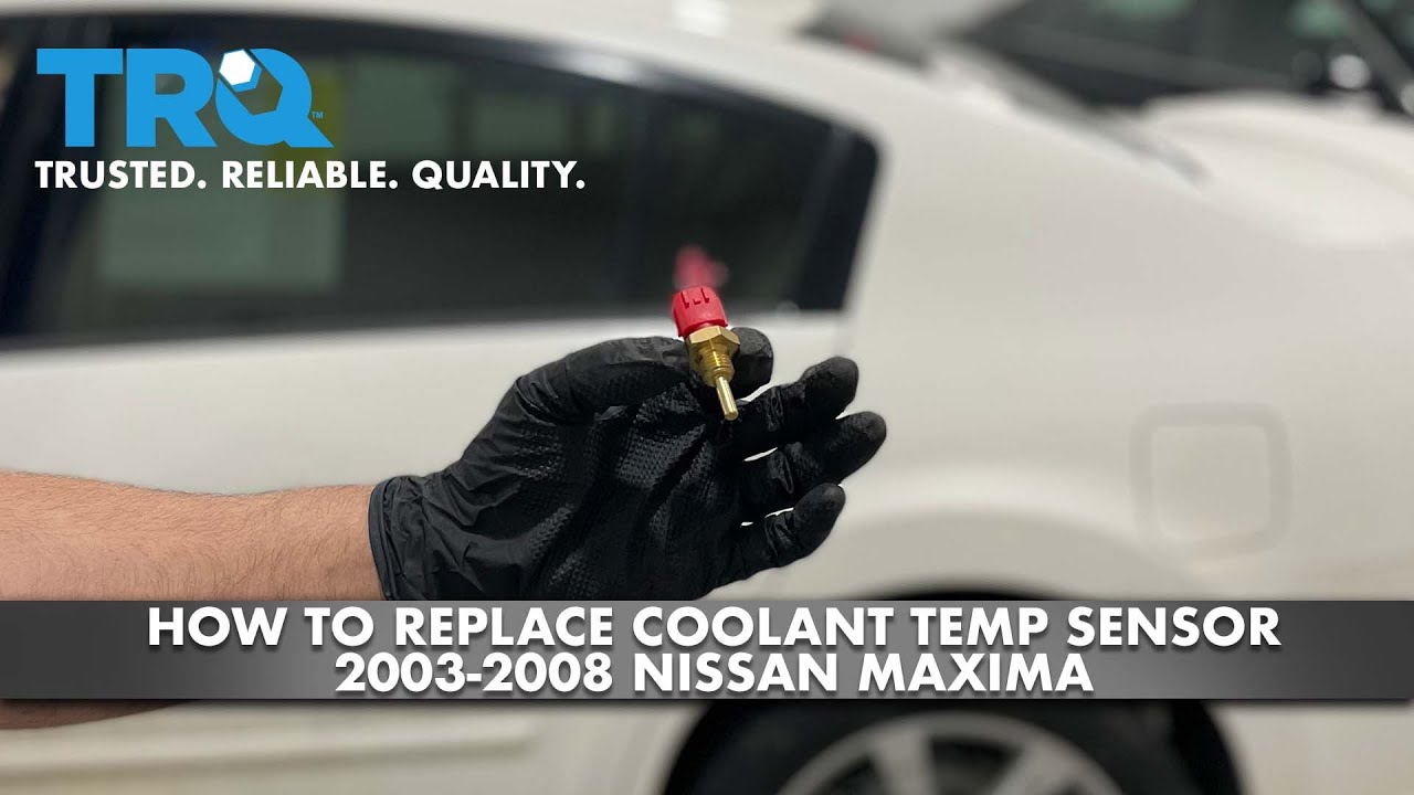 How To Replace Coolant Temp Sensor 200308 Nissan Maxima 1A Auto