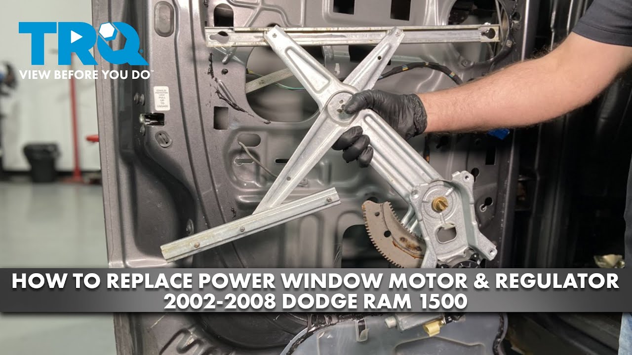 How to Replace Power Window Motor Regulator 20022008 Dodge Ram 1500