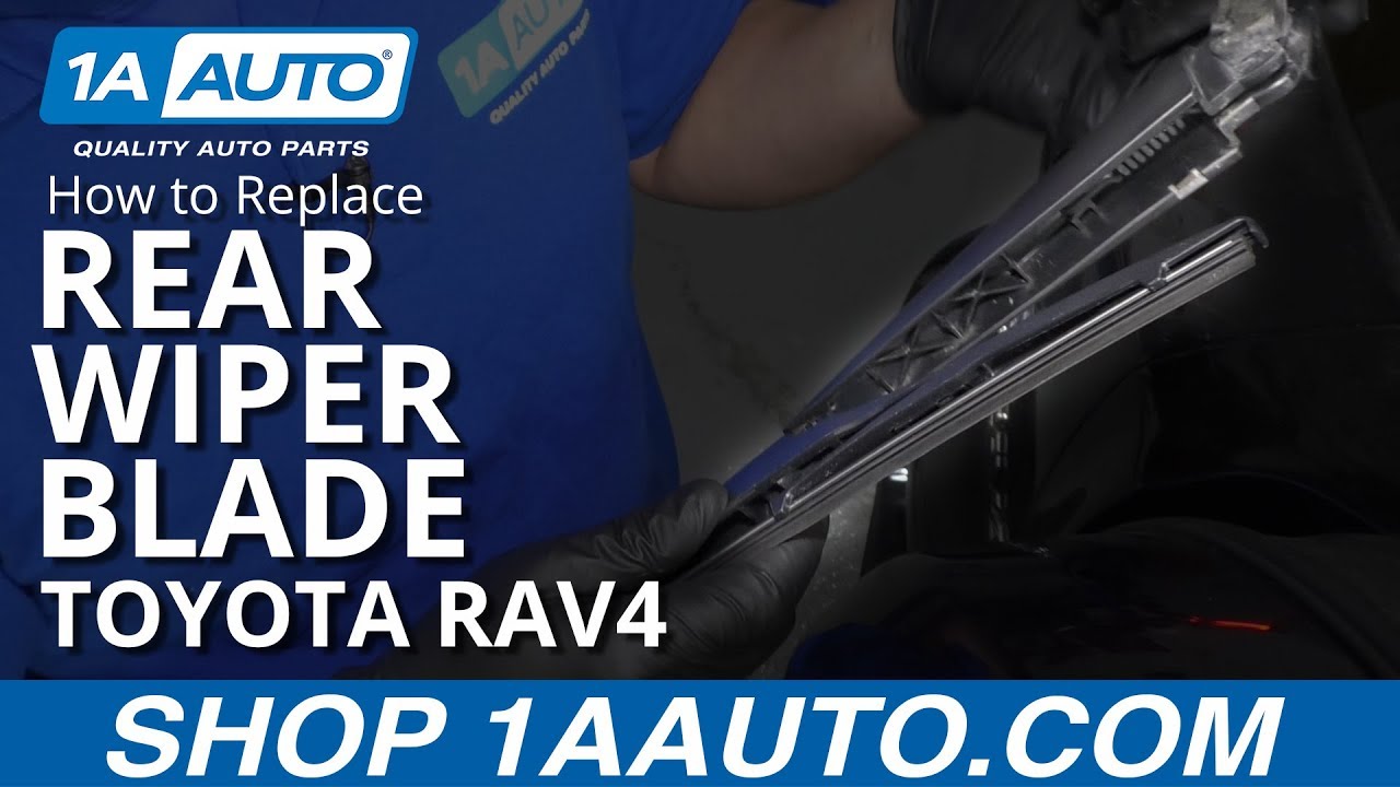 How to Replace Rear Wiper Blade 200516 Toyota RAV4 1A Auto