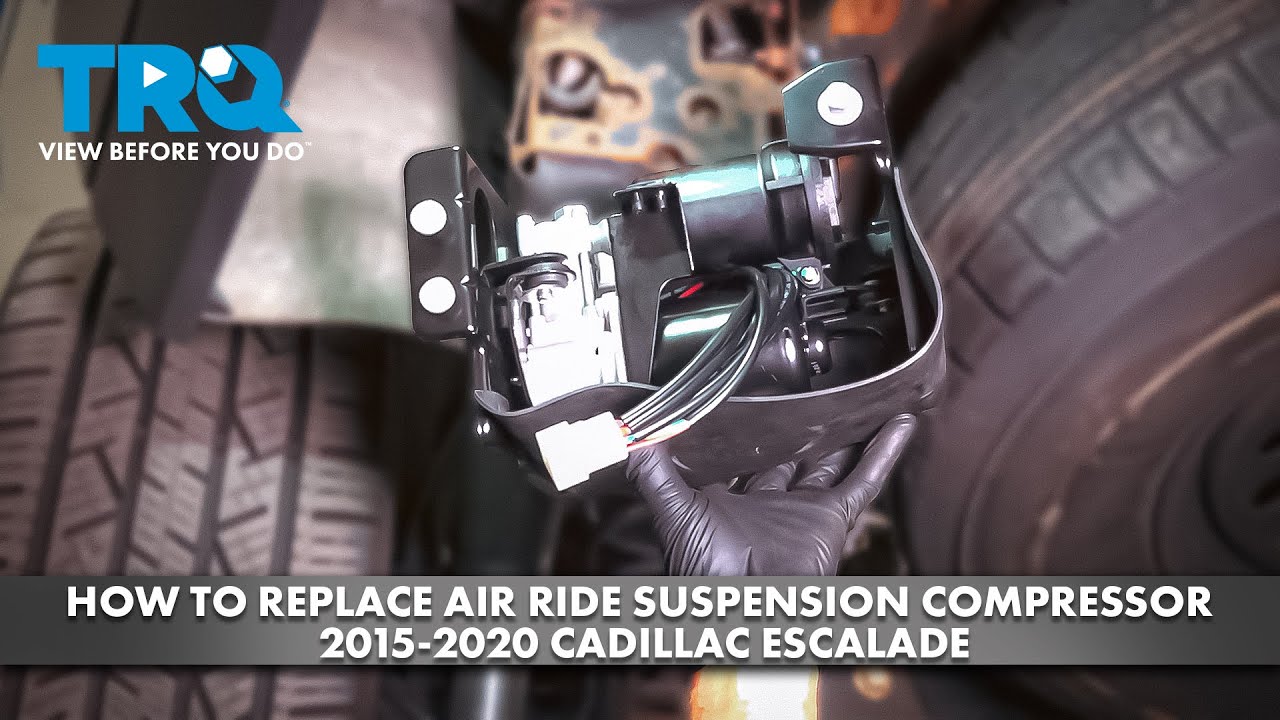 How to Replace Air Ride Suspension Compressor 2015-2020 Cadillac ...