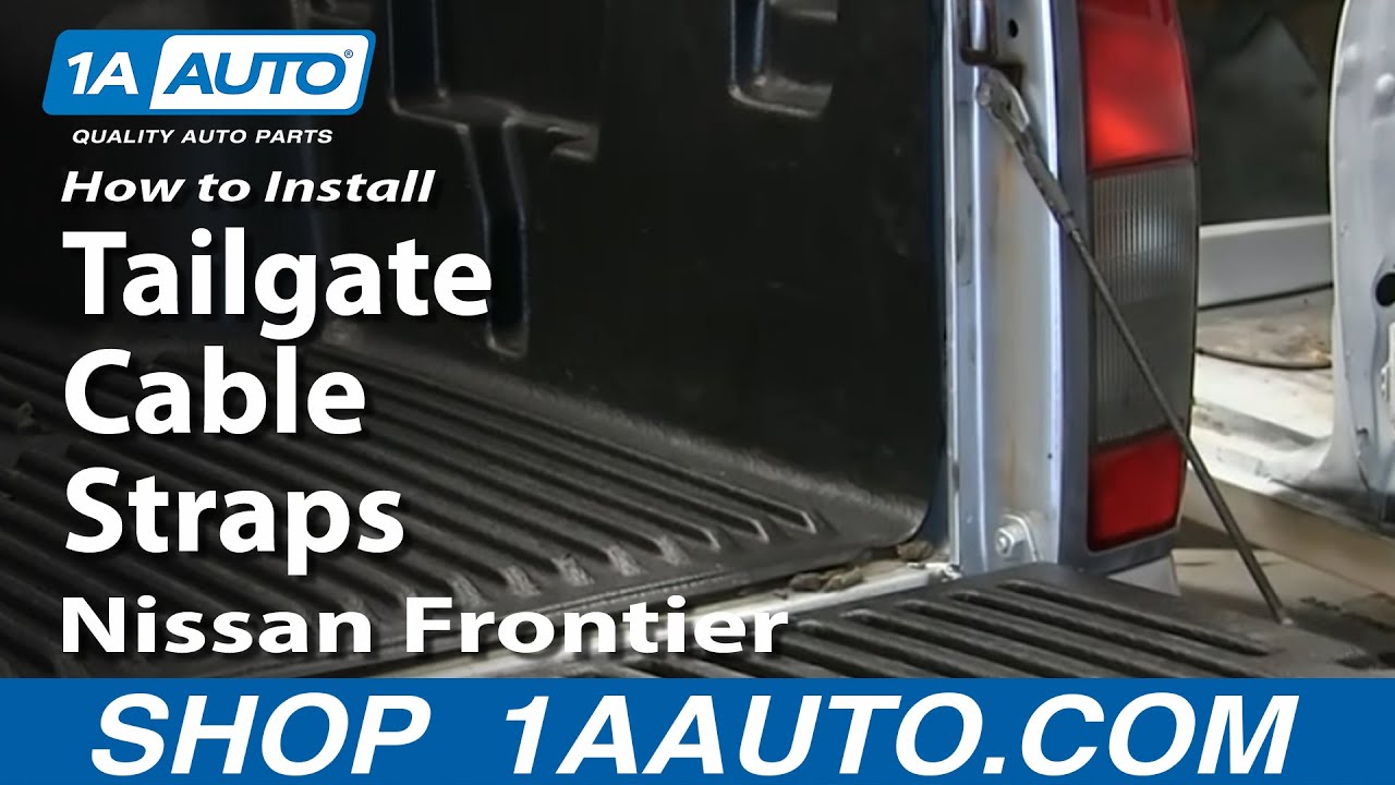 How to Replace Tailgate Cable 9804 Nissan Frontier 1A Auto