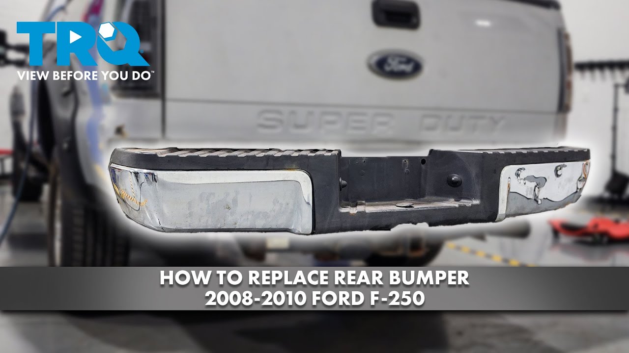 How to Replace Rear Bumper 20082010 Ford F250 1A Auto