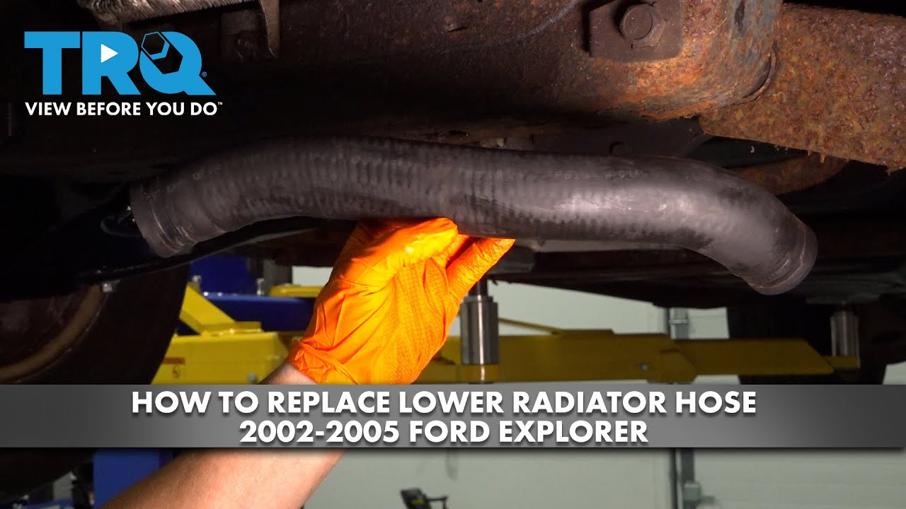 How to Replace Lower Radiator Hose 20022005 Ford Explorer 1A Auto