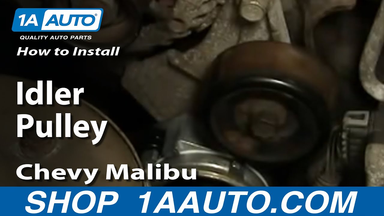 How to Replace Idler Pulley 9710 Chevy Malibu 1A Auto