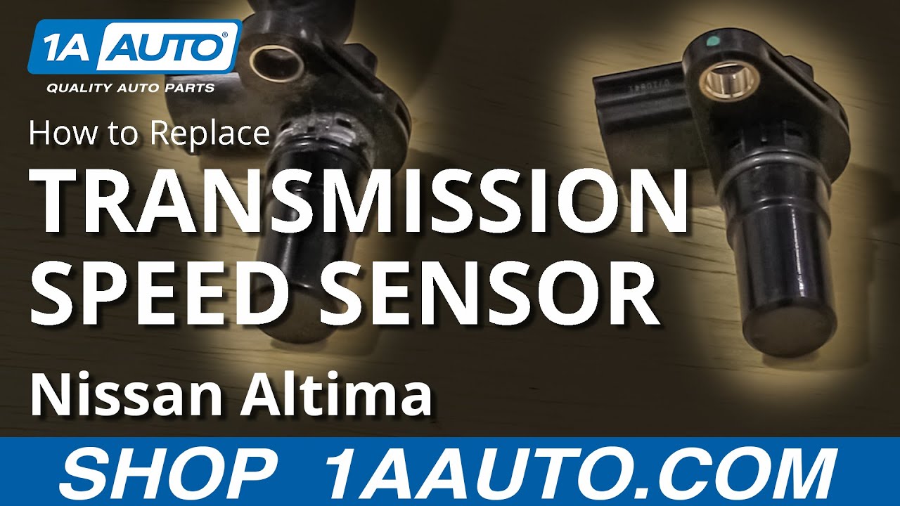 How to Replace Transmission Speed Sensor 200612 Nissan Altima 1A Auto