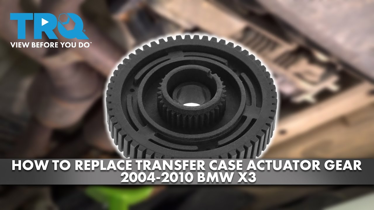 How to Replace Transfer Case Actuator Gear 20042010 BMW X3 1A Auto