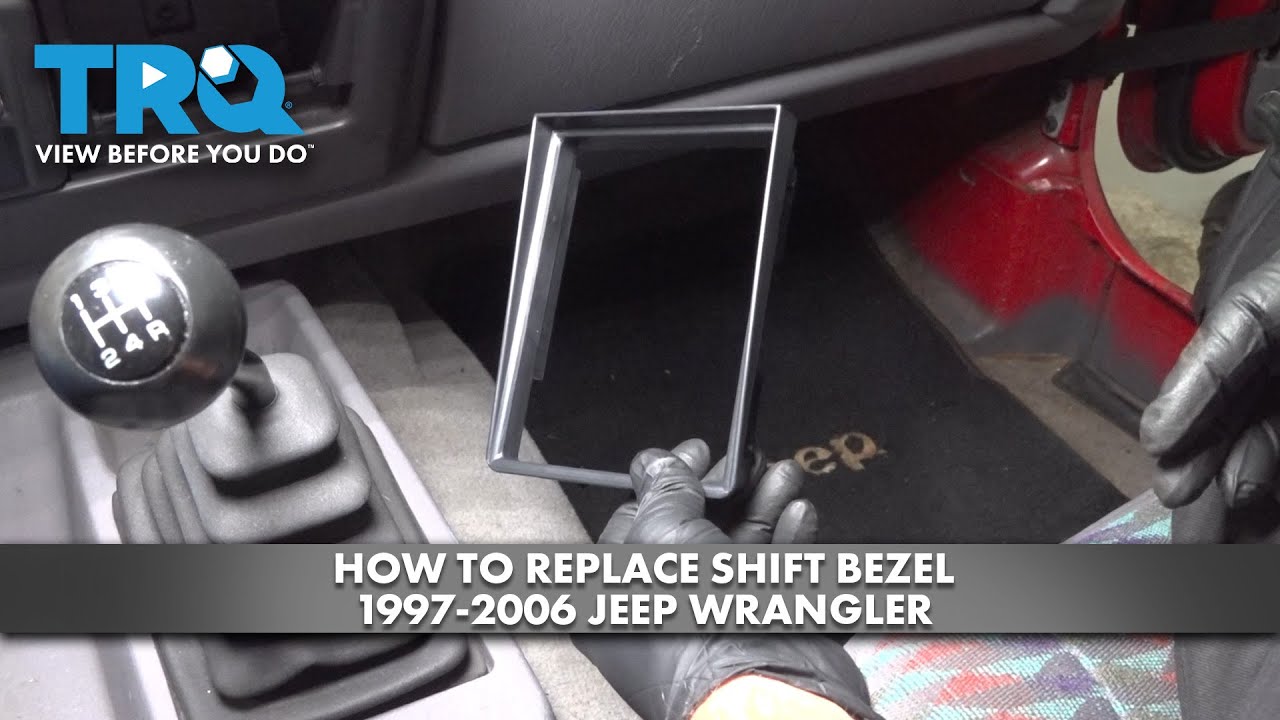 How to Replace Shift Boot Bezel 19972006 Jeep Wrangler 1A Auto
