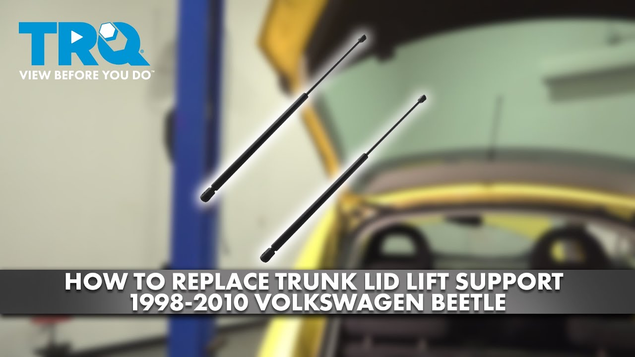 How to Replace Trunk Lid Lift Support 19982010 Volkswagen Beetle 1A Auto