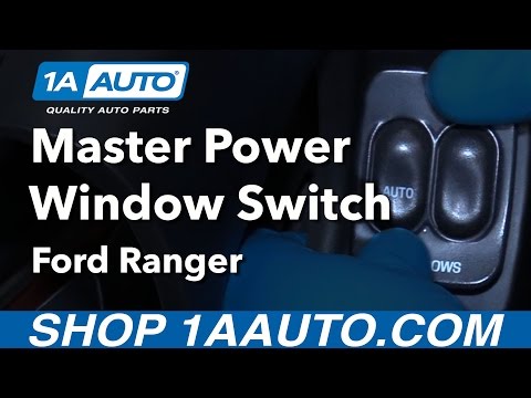 How to Replace Driver Power Window Switch 2001 Ford Ranger | 1A Auto