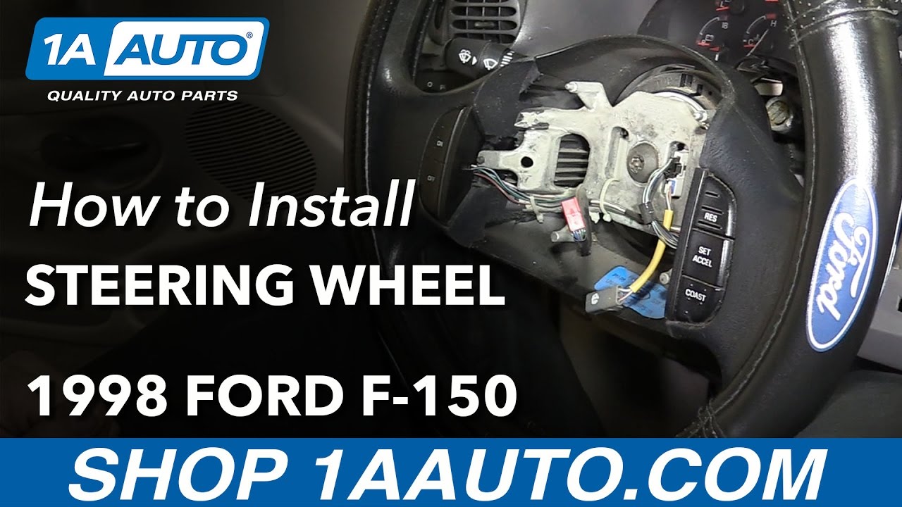 How to Replace Steering Wheel 1998 Ford F150 1A Auto