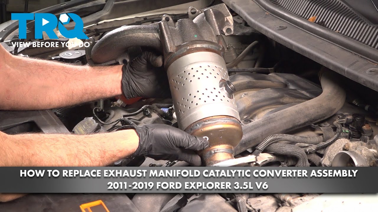 How to Replace Exhaust Manifold Catalytic Converter Assembly 20112019