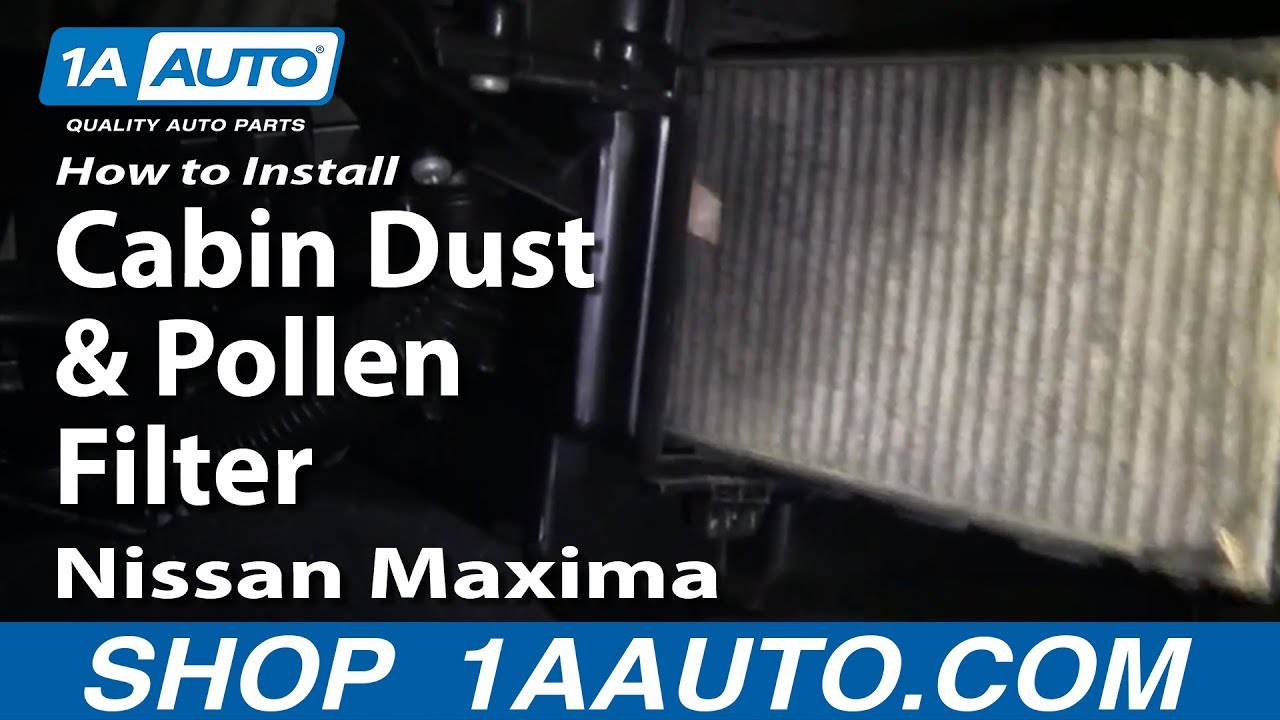 How to Replace Cabin Air Filter 200003 Nissan Maxima 1A Auto