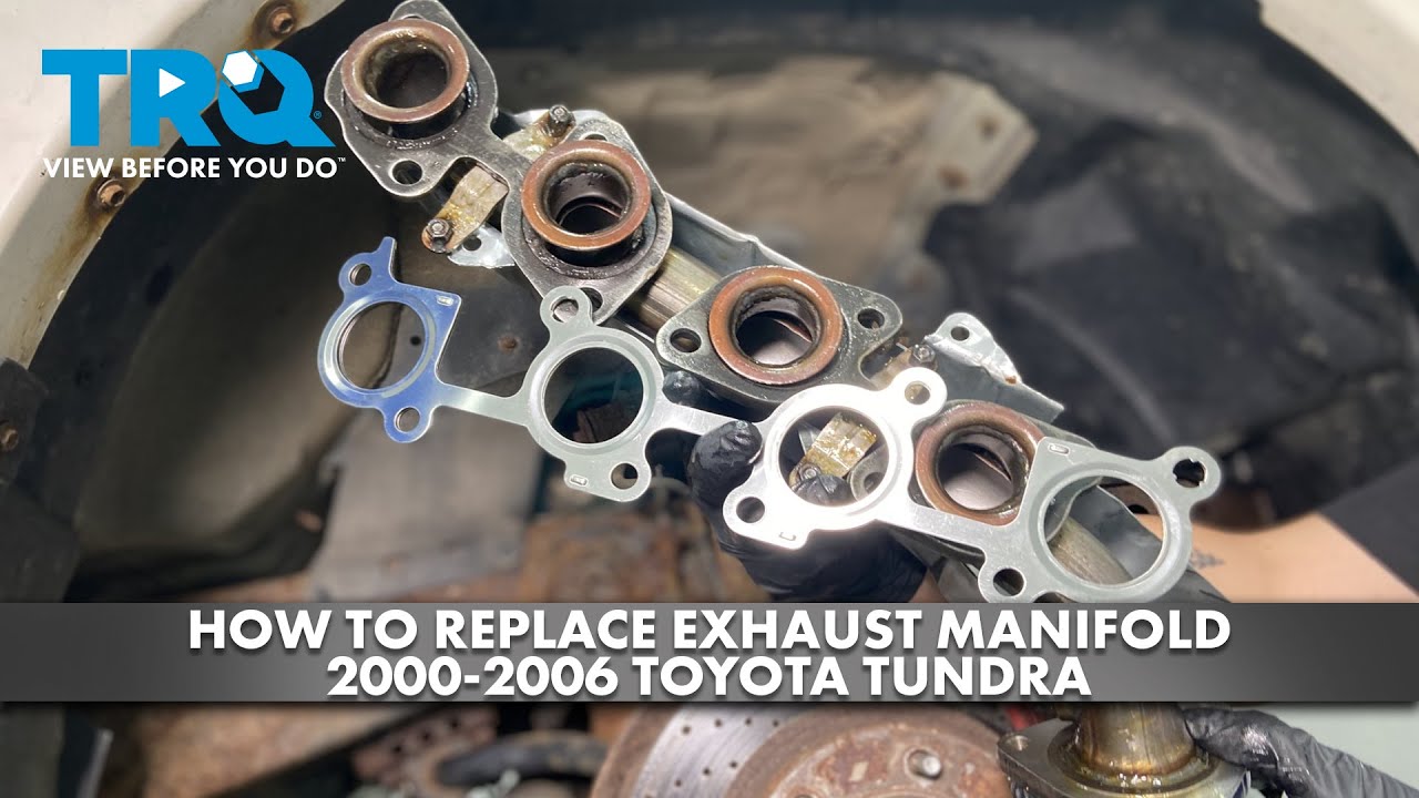How to Replace Exhaust Manifold 20002006 Toyota Tundra 1A Auto