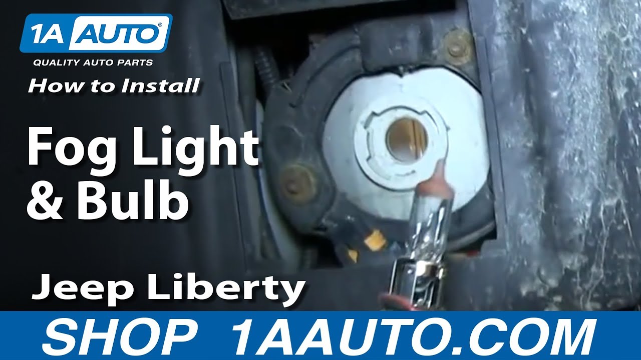 How to Replace Fog Light Assembly 200204 Jeep Liberty 1A Auto