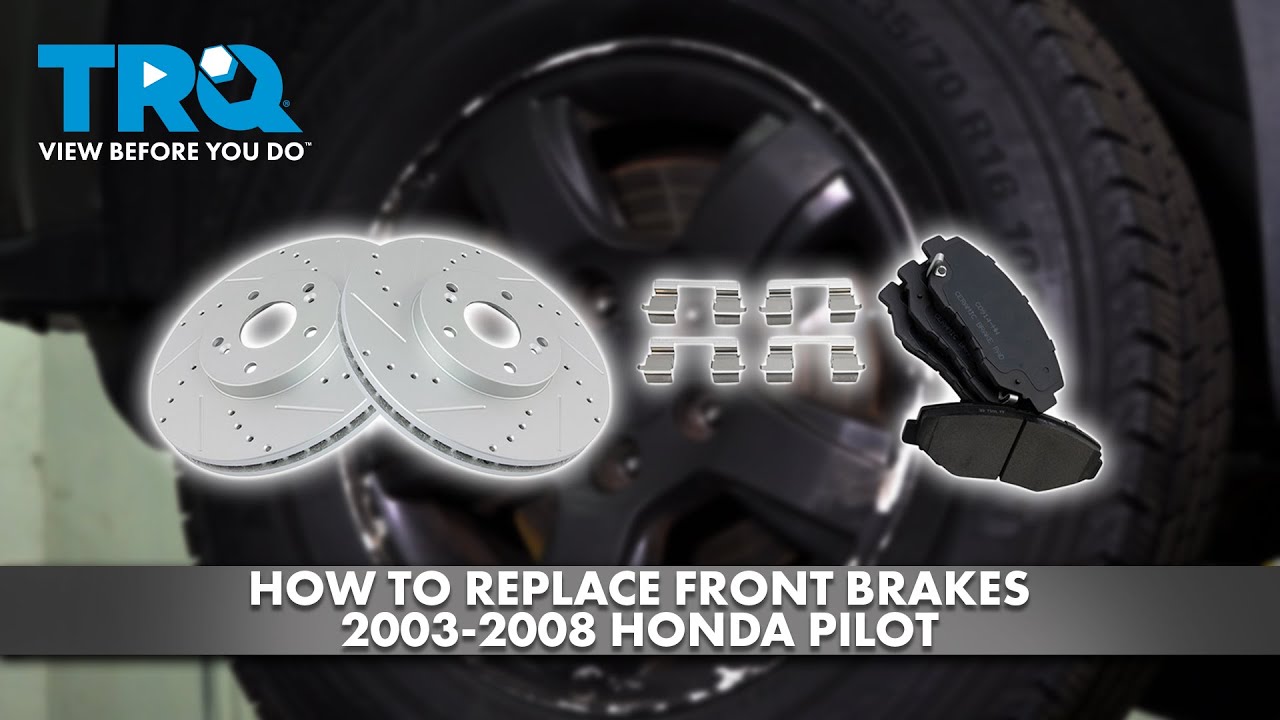 How to Replace Front Brakes 20032008 Honda Pilot 1A Auto