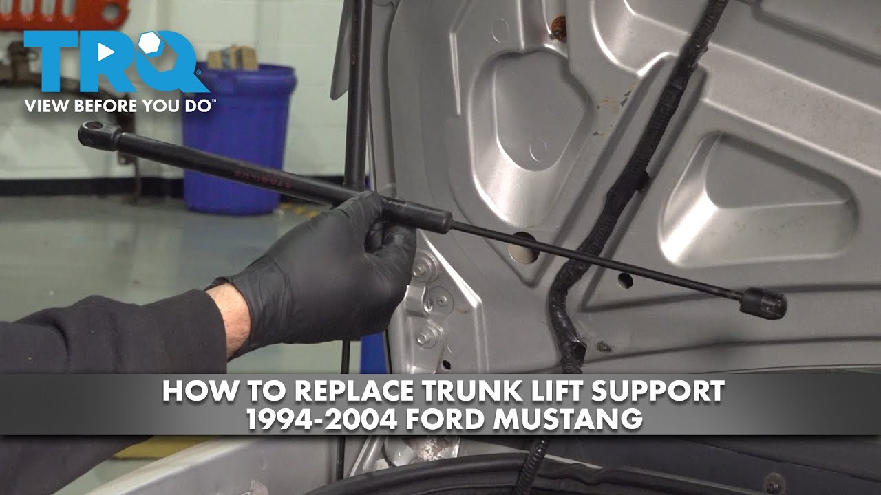 How to Replace Trunk Lift Supports 19942004 Ford Mustang 1A Auto