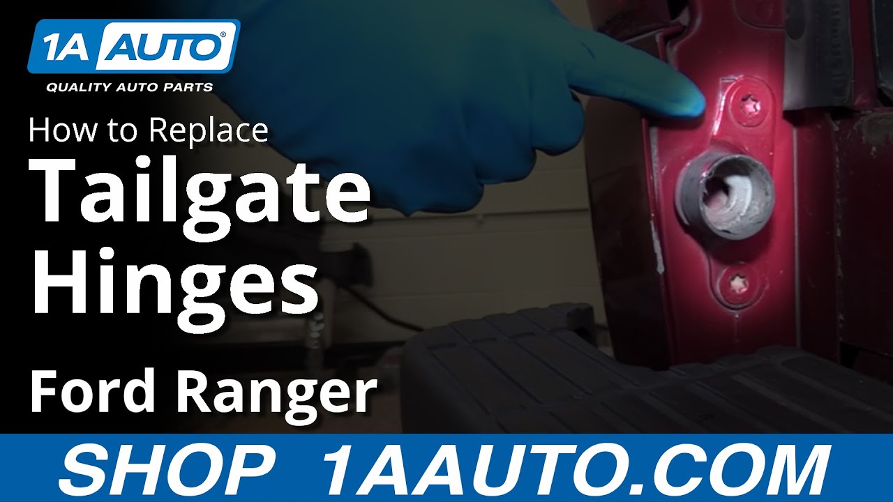 How to Replace Tailgate Hinges 199012 Ford Ranger 1A Auto