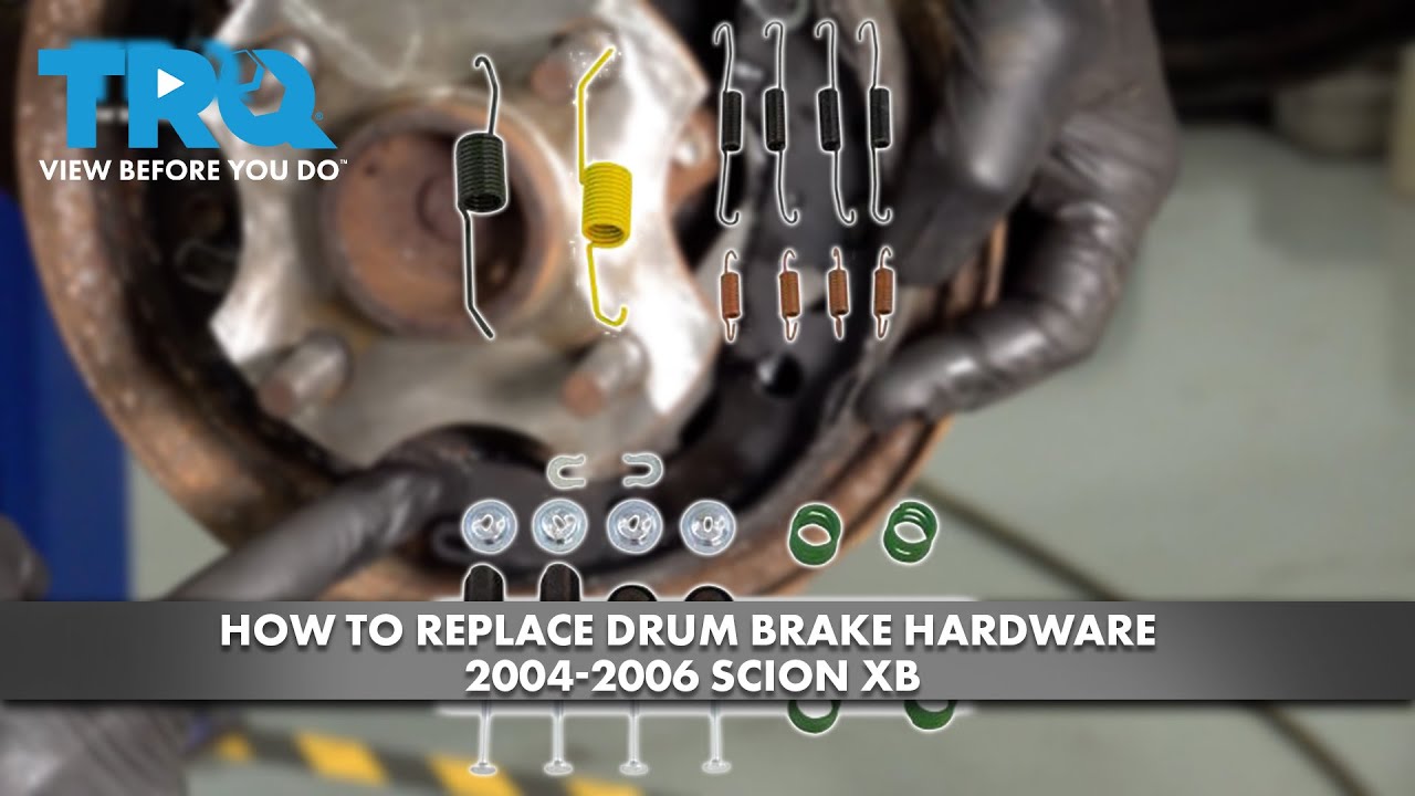 How to Replace Drum Brake Hardware 20042006 Scion xB 1A Auto