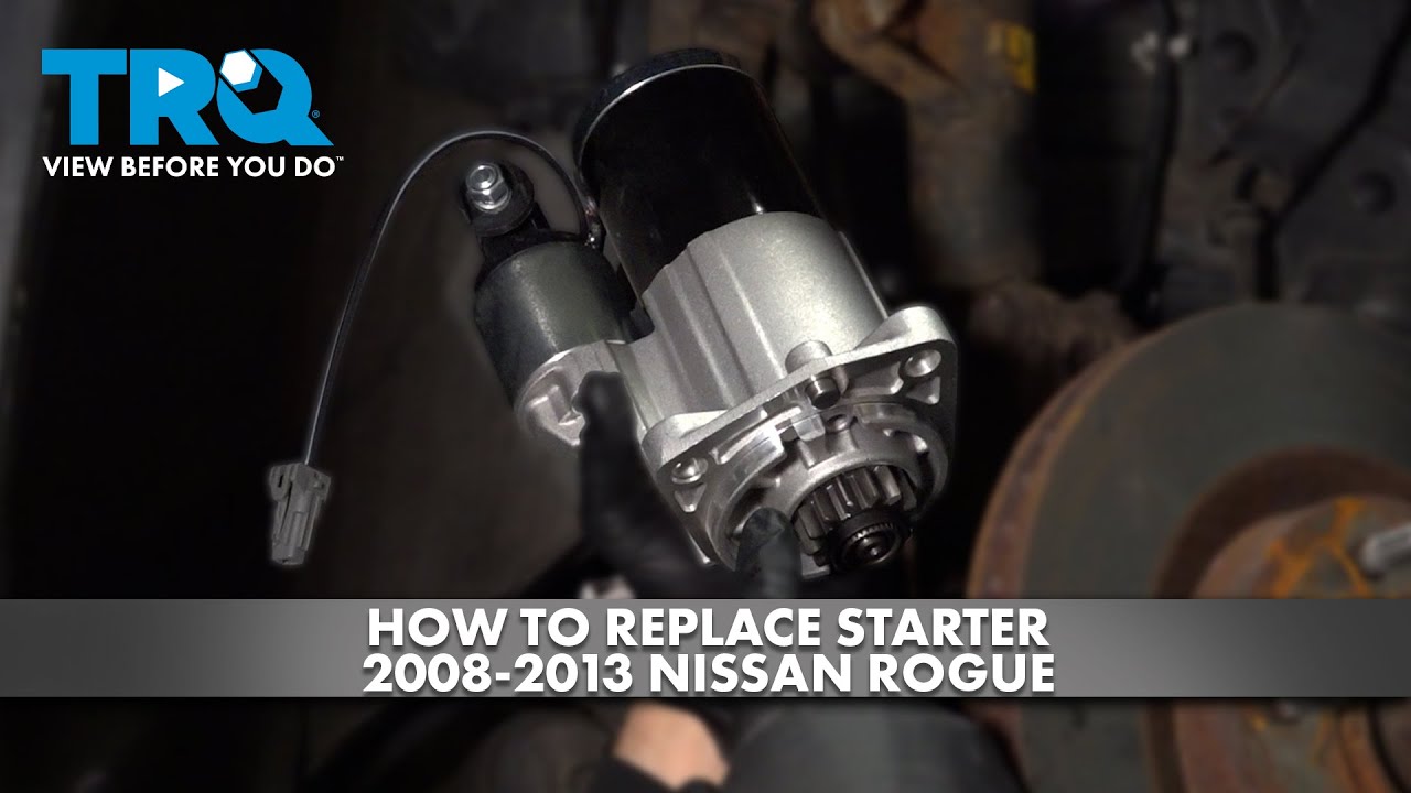 How to Replace Starter 20082013 Nissan Rogue 1A Auto